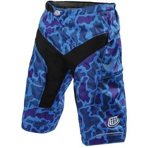 NWot Troy Lee Designs TLD Women's Moto Shorts Camo Darkb lue/black mesh insert